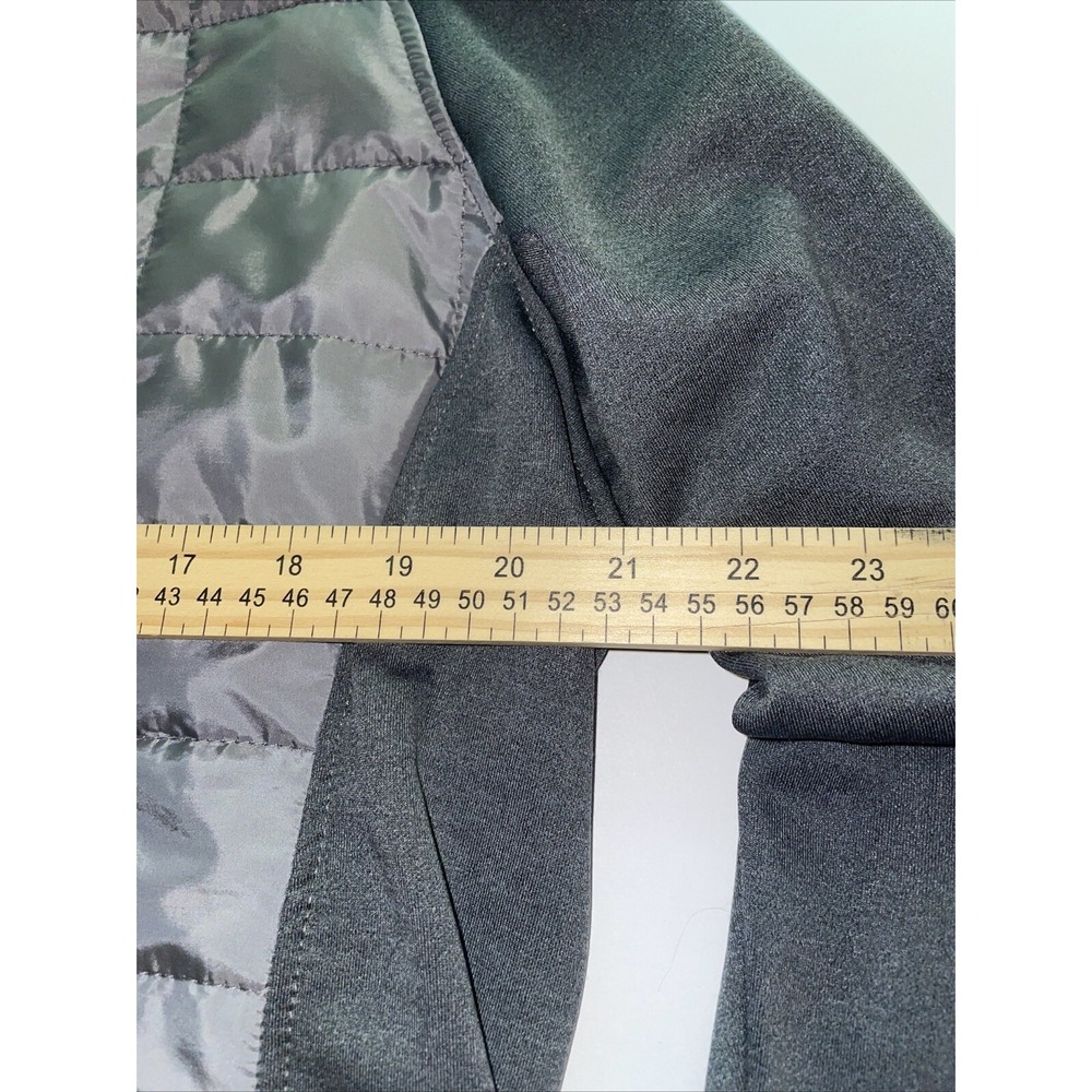 Orvis Quilted Jacket L Large Gray Classic Collection Full Zip Great Condition - Picture 14 of 15